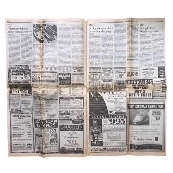 Disneyland Newspaper Seattle Times May 7, 1995 Sunday Kristin Jackson Reporter E - Picture 6 of 9